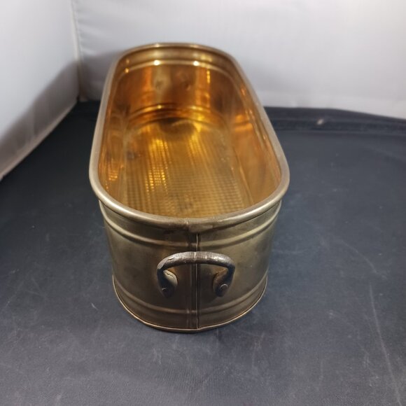 Brass Planter  10" Pot Window Plant - Made in India - Picture 2 of 13